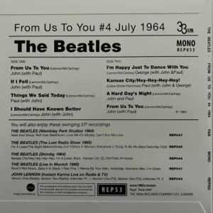 The Beatles - From Us To You #4 July 1964