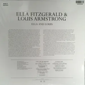 Ella Fitzgerald & Louis Armstrong - Ella And Louis