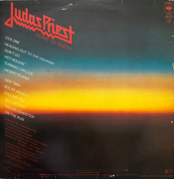 Judas Priest - Point Of Entry