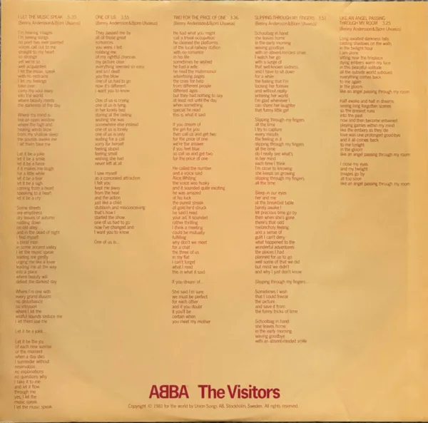 ABBA - The Visitors