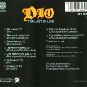 Dio -The Last In Line (CD)